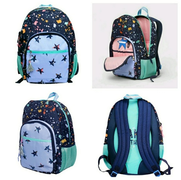17 Splatter Star Cat /& Jack Kids Backpack
